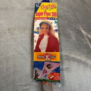 Vintage 1994 Barbie Super Flyer 300 Kite Spectra Star 42" Sealed NOS